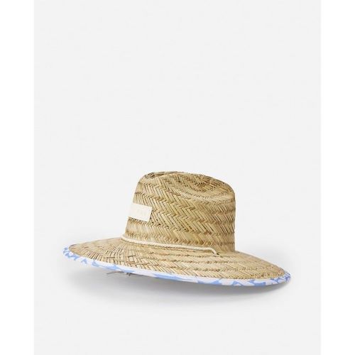Ripcurl Adults Mixed Straw Sun Hat Mid Blue