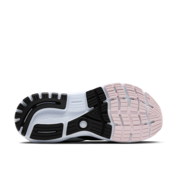 Brooks Womens Ghost 16 Black/White/Orchid Ice