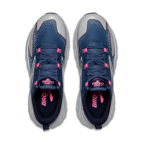 Brooks Womens Cascadia 18 Oceana/Pearl Blue/Pink