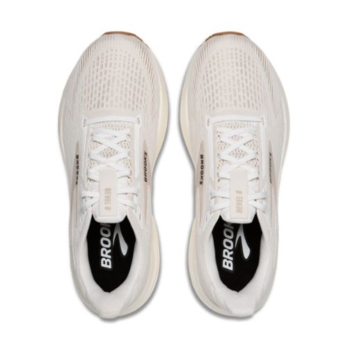 Brooks Womens Revel 8 White/Chateau Grey