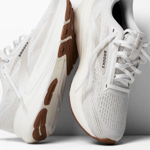 Brooks Womens Revel 8 White/Chateau Grey