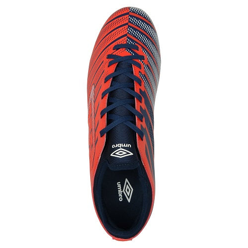 Umbro Adult Velocita Elixir Premier FG Rocco Red/White/Estate Blue