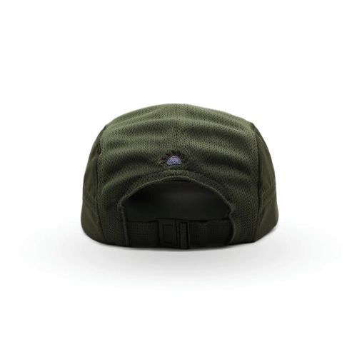 Helios Ultra Light 7 Panel Firm Brim Running Cap Olive