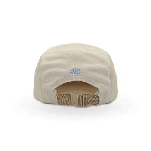 Helios Ultra Light 7 Panel Firm Brim Running Cap Tan
