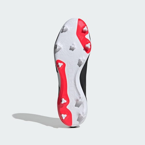 Adidas Mens Predator League FG Football Boot Core Black/Cloud White/Solar Red