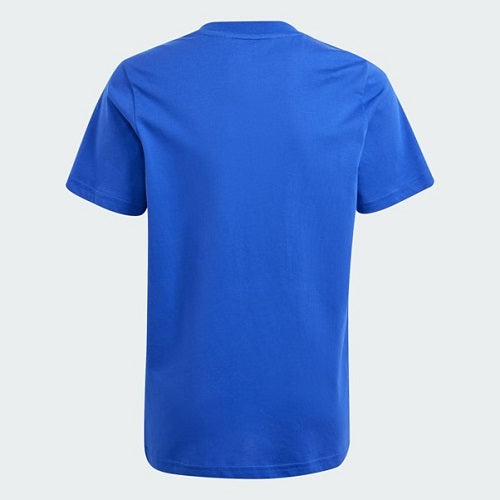 Adidas Kids Big Logo Tee Semi Lucid Blue/Legend Ink
