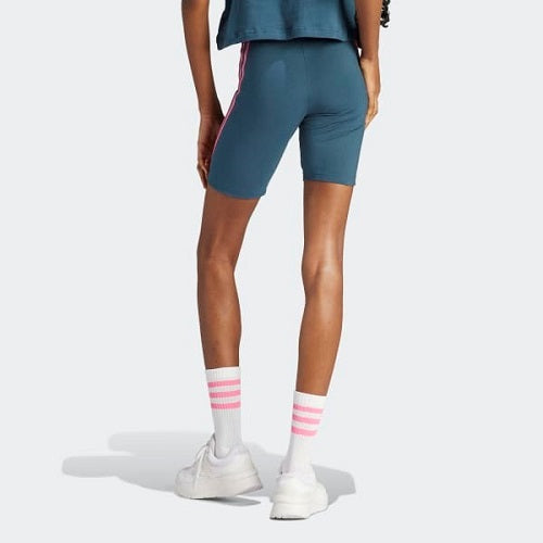 Adidas Womens Future Icons 3 Stripes Bike Short Tights Arctic Night