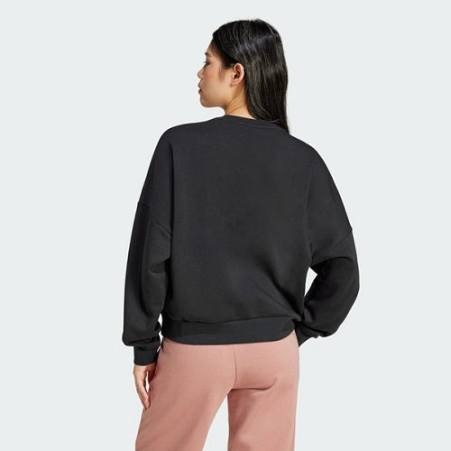 Adidas Womens Small Logo Feel Cozy Sweat Black