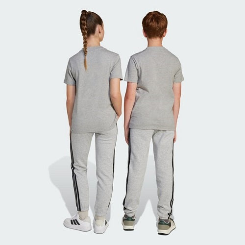 Adidas Kids 3 Stripes Fleece Pant Medium Grey Heather/Black