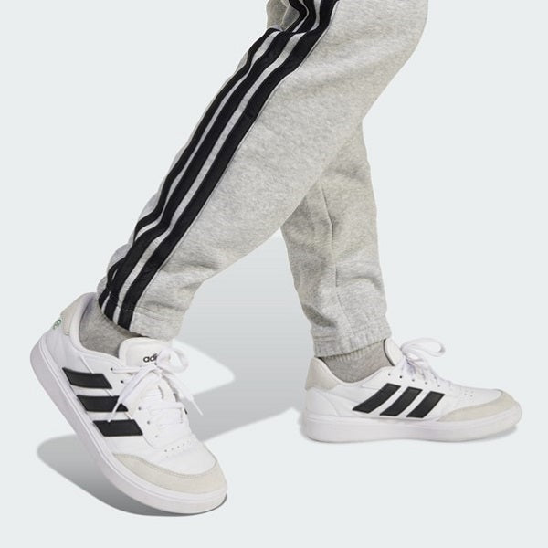 Adidas Kids 3 Stripes Fleece Pant Medium Grey Heather/Black