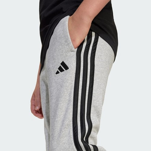 Adidas Kids 3 Stripes Fleece Pant Medium Grey Heather/Black