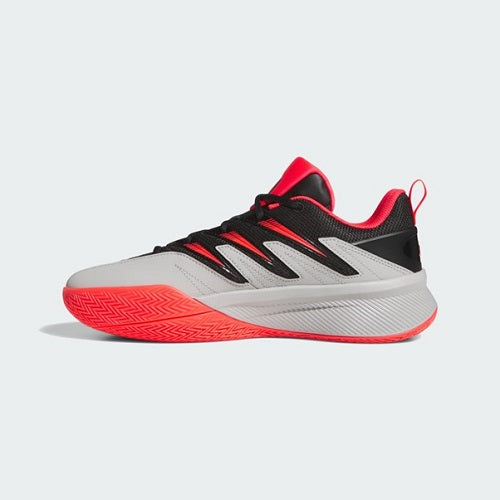 Adidas Mens Dame Certified III Basketball Shoe Core Black/Lucid Red/Grey Two
