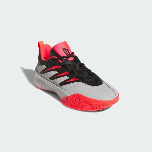 Adidas Mens Dame Certified III Basketball Shoe Core Black/Lucid Red/Grey Two