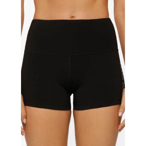 Lorna Jane Womens Lotus No Chafe Phone Pocket 9cm Bike Tight Recycled Black