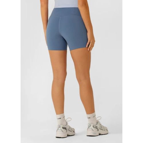Lorna Jane Womens Lotus No Chafe Phone Pocket 12cm Bike Tight Moonlight Blue