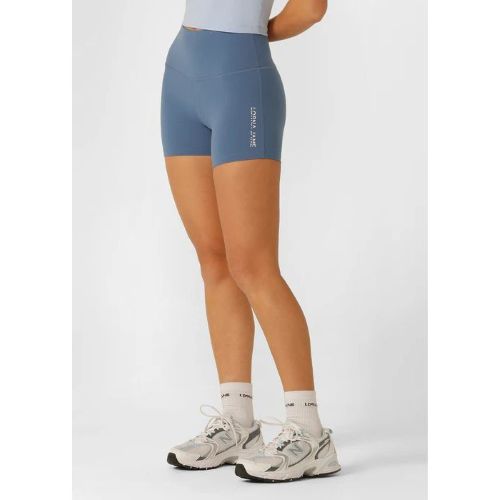 Lorna Jane Womens Lotus No Chafe Phone Pocket 12cm Bike Tight Moonlight Blue