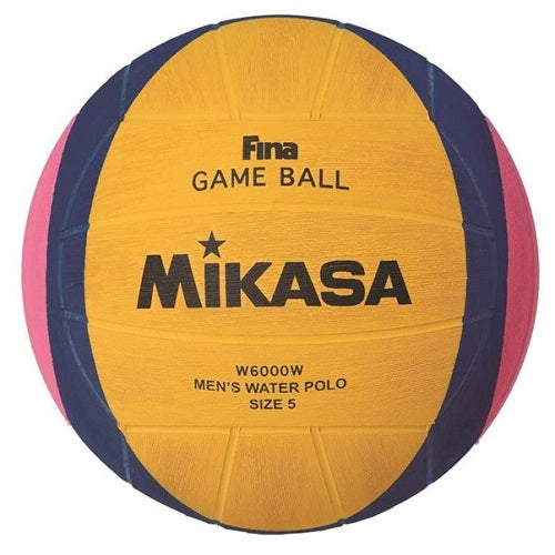 Mikasa Waterpolo Ball W6000W FINA Yellow/Blue/Pink