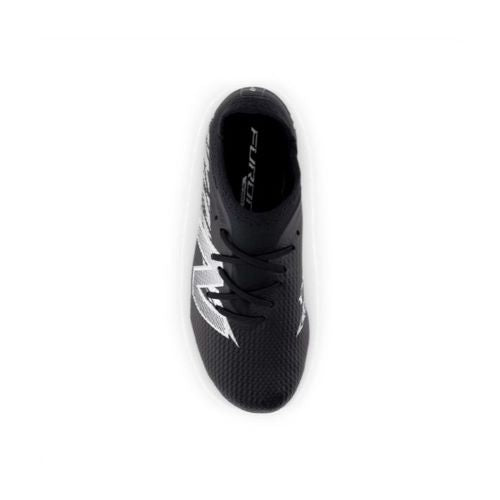 New Balance Kids Furon Team Jnr FG V8 Black/Metallic Silver/White