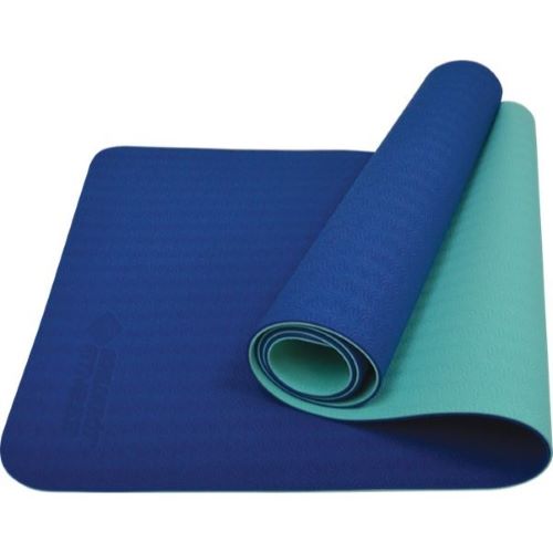 Schildkrot Fitness Dual Layer TPE Yoga Mat 4mm Navy/Mint