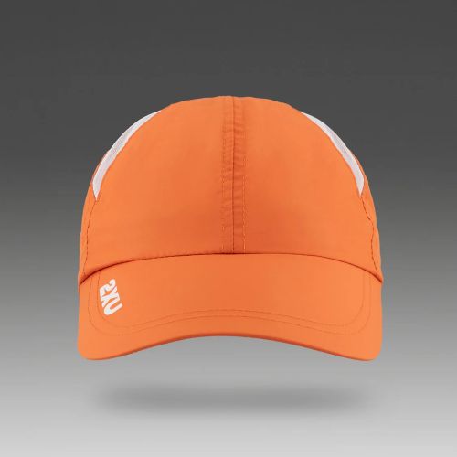 2XU Run Cap Ember/White