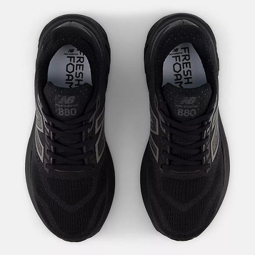 New Balance Womens Fresh Foam W880K15 Black/Black/Black Metallic