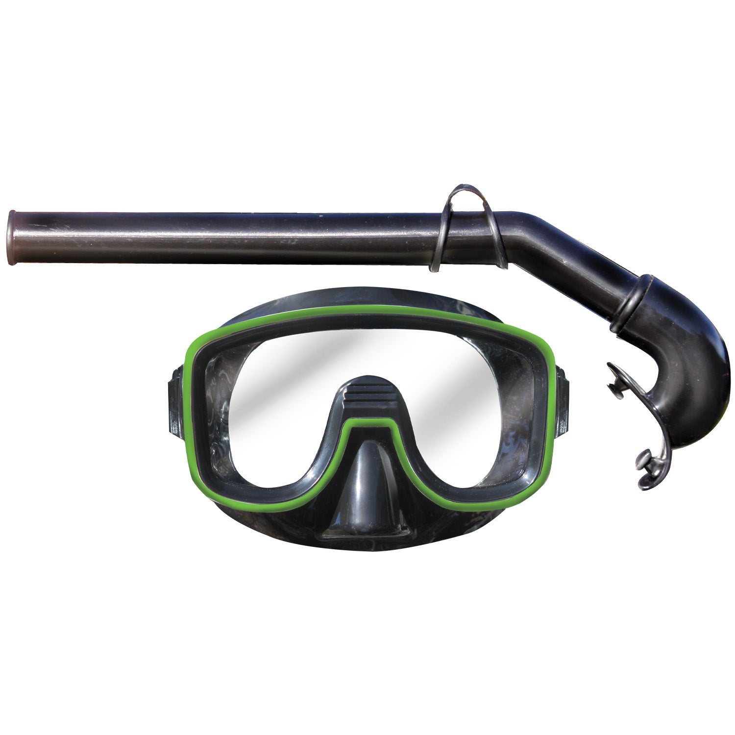 Adrenalin Lagoon Junior Mask & Snorkel Set green
