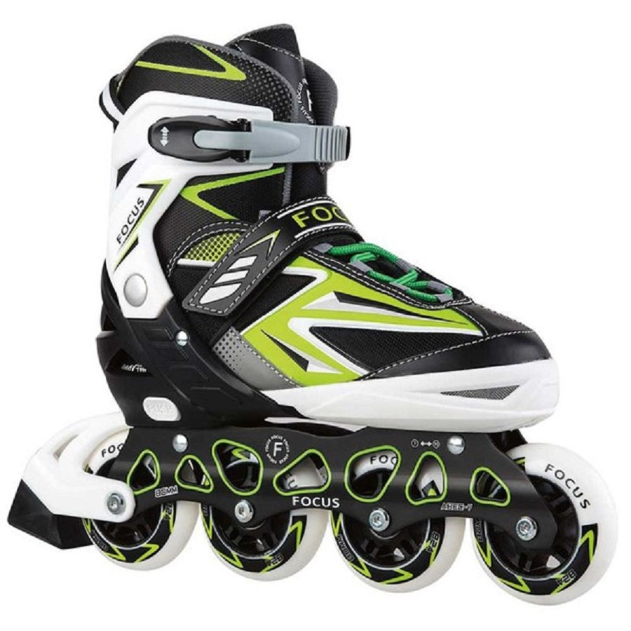 Bladex Focus Adjustable Roller Blades Black/Green