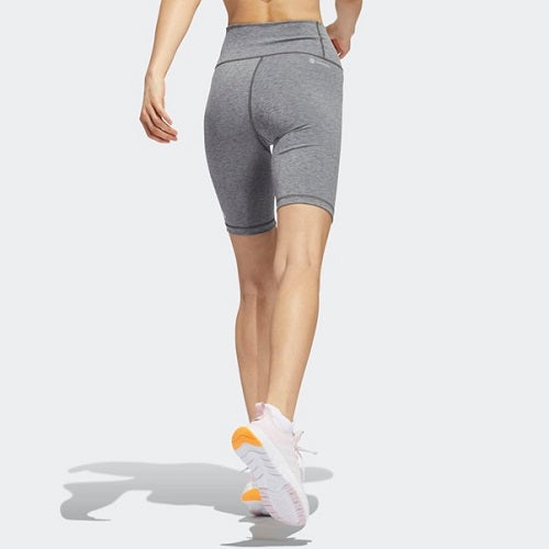 Adidas Womens Optime Bike Short Tight Dark Grey Heather