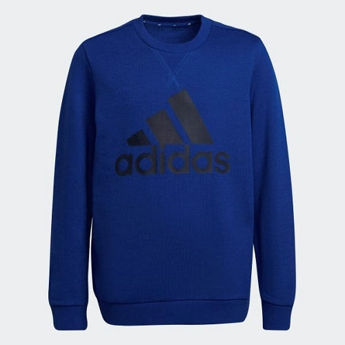 Adidas Kids Big Logo Crew Sweat Royal Blue/Legend Ink