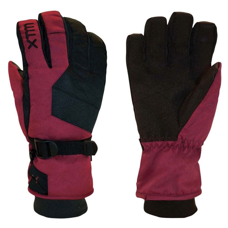 XTM Womens Les Triomphe Ski Glove Burgundy