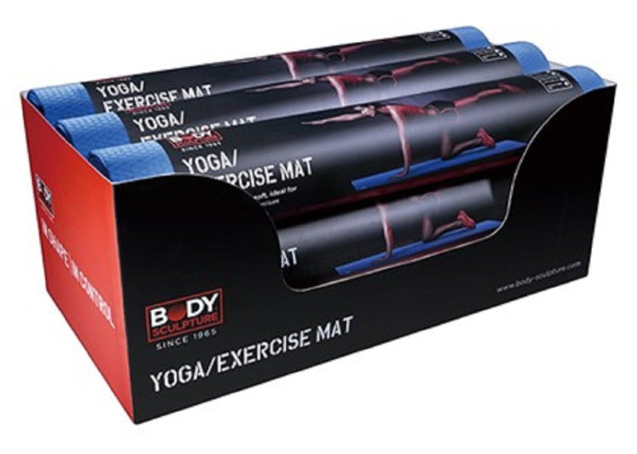 Body Sculpture Yoga Mat Blue 173cmx4mm