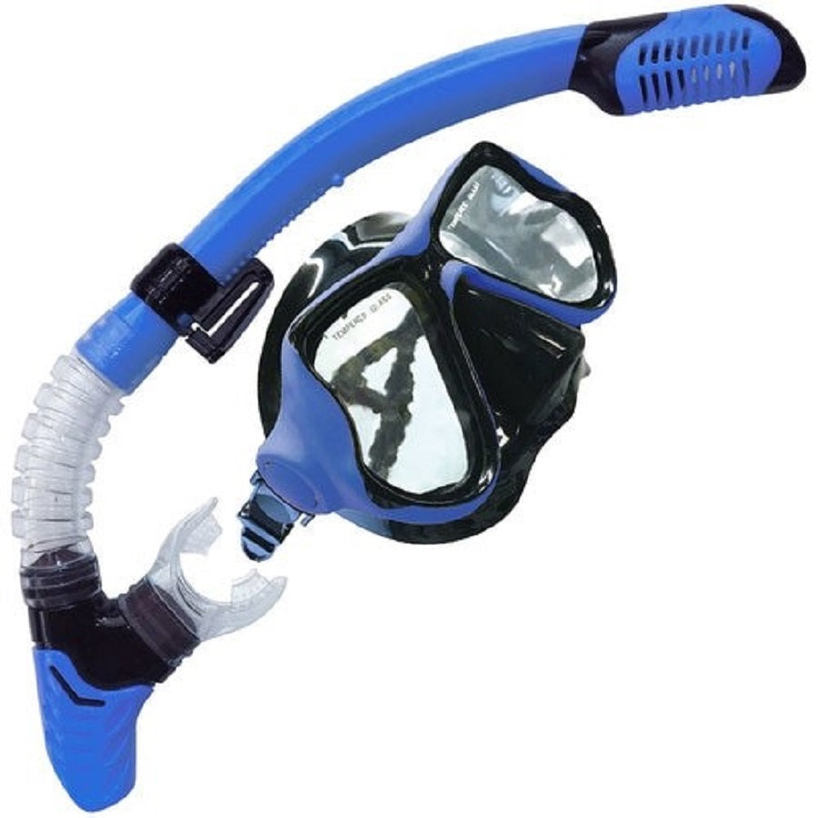 Land & Sea Ningaloo Adult Mask & Snorkel Set Blue