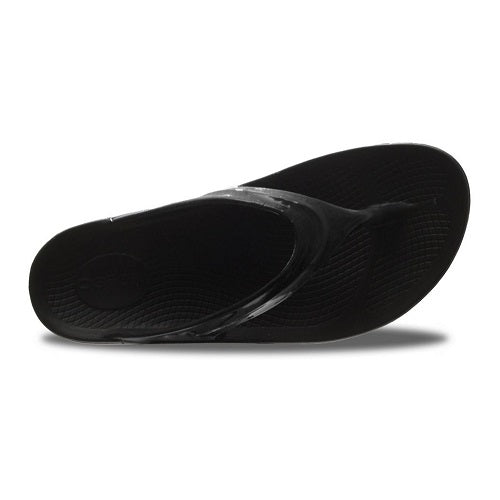 Oofos Womens Slides Oolala 1400 Black