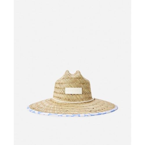 Ripcurl Adults Mixed Straw Sun Hat Mid Blue