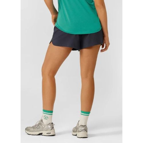 Lorna Jane Womens Original Relaxed Shorts Platinum Navy