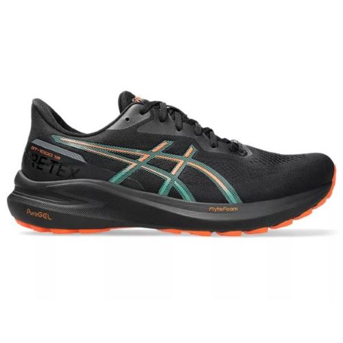 Asics Mens GT 1000 13 GTX Black/Nova Orange