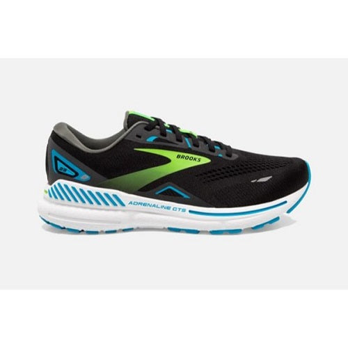 Brooks Mens Adrenaline GTS 23 Black/Hawai Ocean/Green