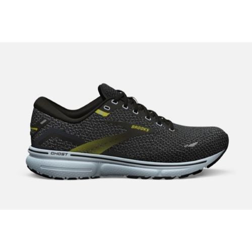 Brooks Mens Ghost 15 Black/Blue/Sulphur