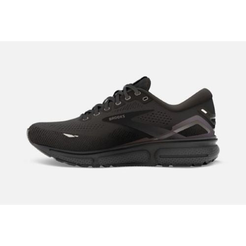 Brooks Mens Ghost 15 2E Wide Black/Black/Ebony