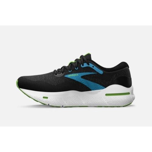 Brooks Mens Ghost Max Black/Atomic Blue/Jasmine