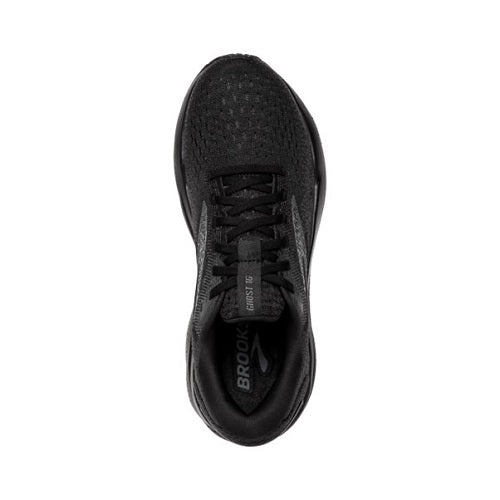 Brooks Mens Ghost 16 Black/Black/Ebony