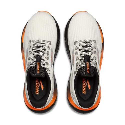 Brooks Mens Glycerin 21 MU Ecro/Orange/Black