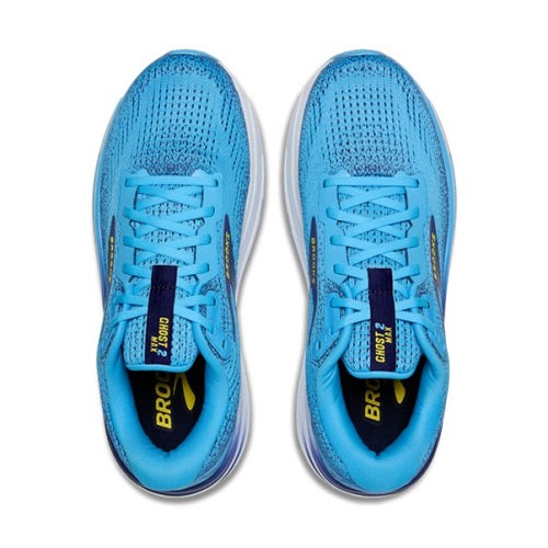 Brooks Mens Ghost Max 2 Bonny Blue/Blue/Yellow