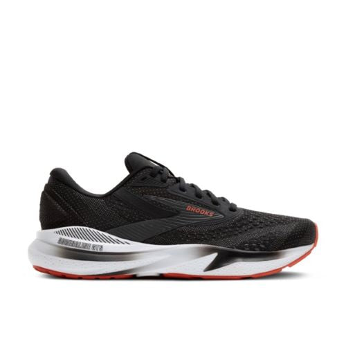 Brooks Mens Adrenaline GTS 24 Black/Grey/Red