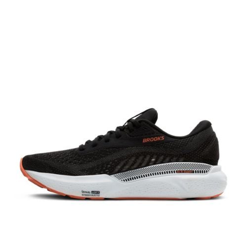 Brooks Mens Adrenaline GTS 24 Black/Grey/Red
