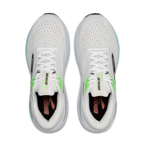 Brooks Mens Adrenaline GTS 24 White/Gecko/Atomizer