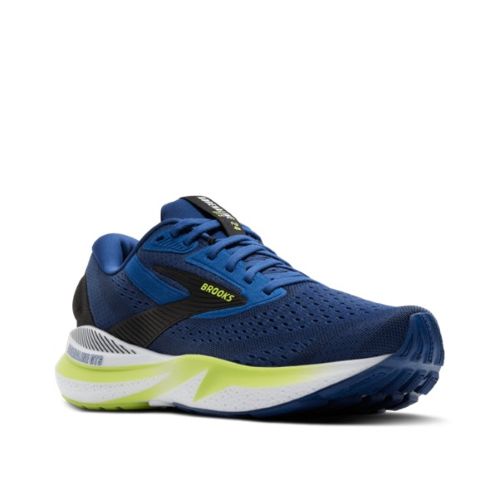 Brooks Mens Adrenaline GTS 24 Navy Peony/Black/Lime
