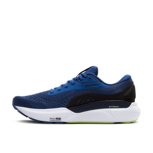 Brooks Mens Adrenaline GTS 24 Navy Peony/Black/Lime