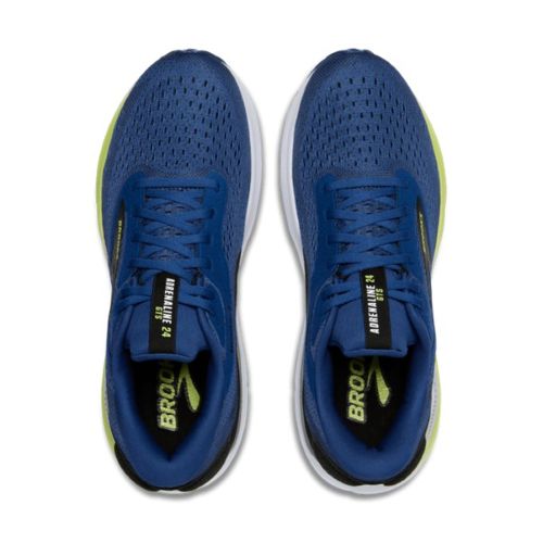 Brooks Mens Adrenaline GTS 24 Navy Peony/Black/Lime