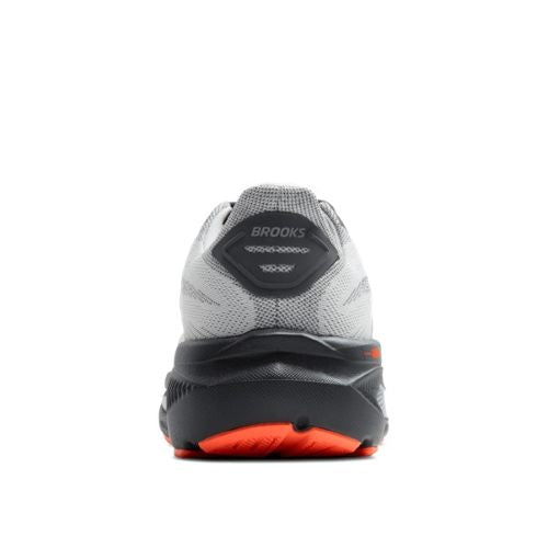 Brooks Mens Ghost 17 D Oyster Mushroom/Orange/Ebony